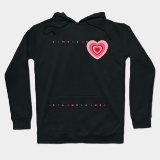 Pink Heart : sweetheart Hoodie